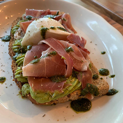 Prosciutto Avocado Toast
