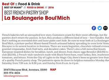 BEST FRENCH PASTRY SHOP: La Boulangerie Boul'Mich