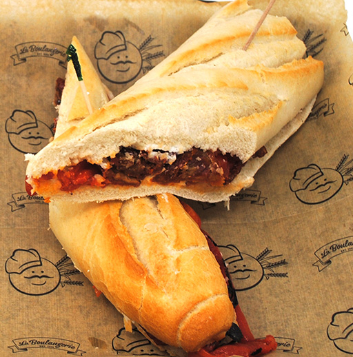 Goat Cheese & Prosciutto sandwich