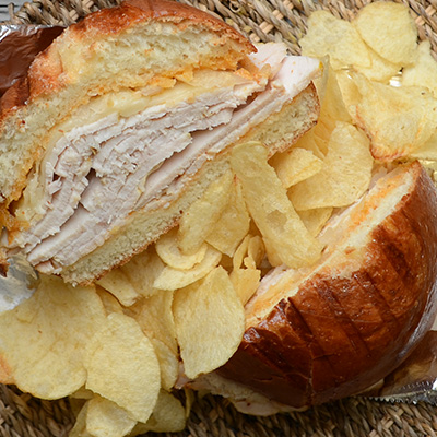 Turkey Reuben sandwich